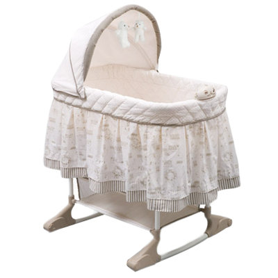 Delta Children Play Time Jungle Rocking Bassinet 35201-270