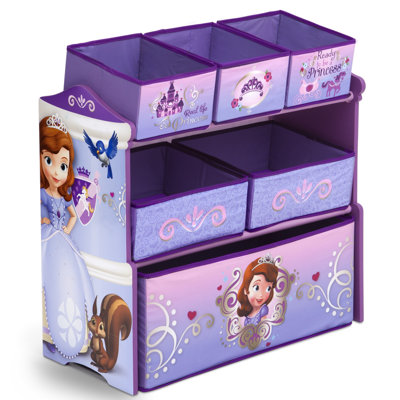 Delta Children Sofia the First Multi Bin Storage Organizer TB84928SF