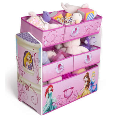 Delta Children Princess Multi-Bin Toy Organizer TB84886PS