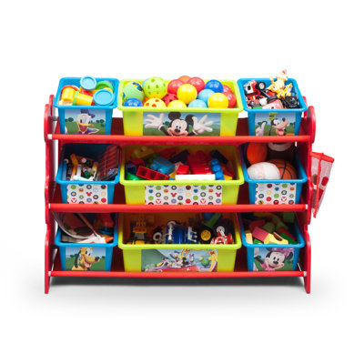 Delta Children Mickey Mouse 10 Piece Toy Organizer Set TB84412MM