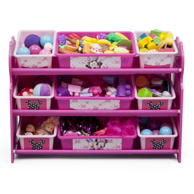 Delta Children Minnie Mouse 10 Piece Toy Organizer Set TB84407MN