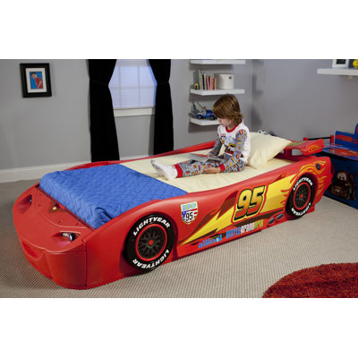 Delta Children Disney Pixar Cars Twin Bed with Lights BB86655CR