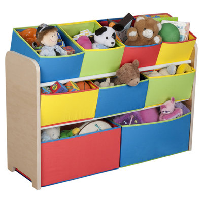 Delta Children Multi-Color Deluxe Toy Organizer with Bins TB84752GN