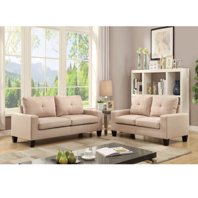 ACME Furniture 52740 Platinum II Sofa and Loveseat Set Upholstery