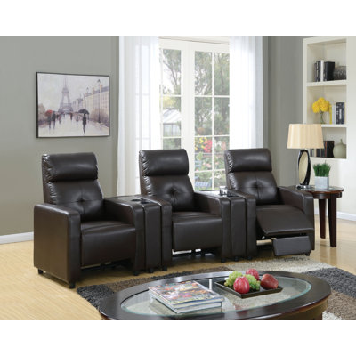 ACME Furniture 53775CHA Britten Home Theater Reclining Sectional