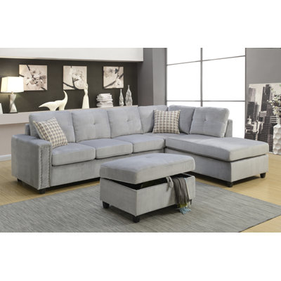 ACME Furniture 52710 Belville Reversible Sectional Upholstery