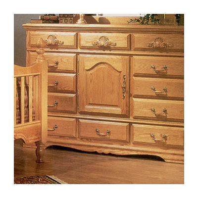 Bebe Furniture Country Heirloom 12 Drawer Oversized Combo Dresser