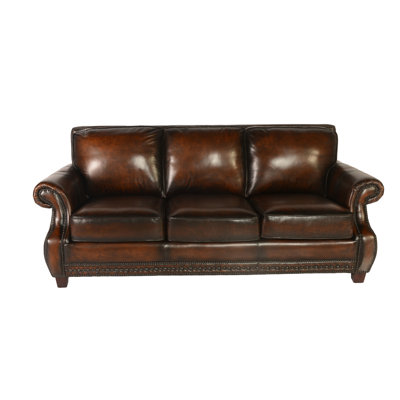 Lazzaro Leather 5070-30-3358B Leather Sofa