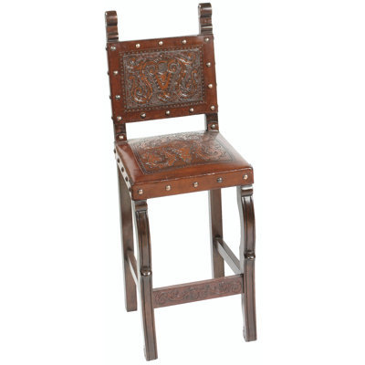 Colonial 29 inch Bar Stool Finish: Antique Brown