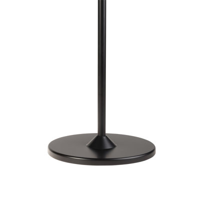 Type 75 Floor Standing Pole Finish: Jet Black