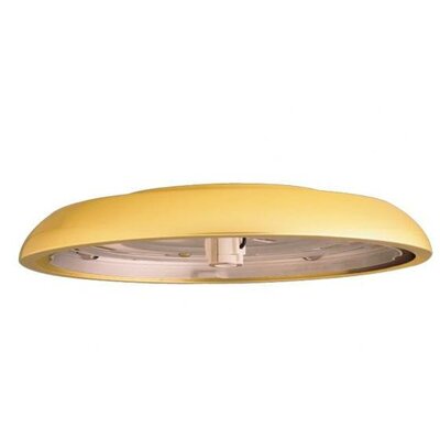 One Light Integrated Low Profile Ceiling Fan Fitter Finish: Snow White