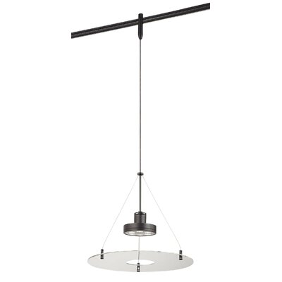 GK Lightrail 6 Light Pendant Finish: Sable Bronze Patina, Glass Color: Clear