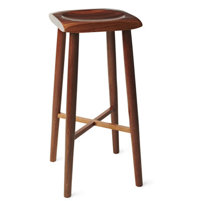 28 inch Bar Stool Finish: Mahogany