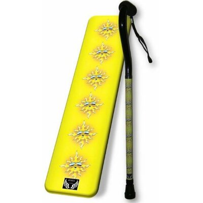 Here Comes the Sun Folding Single Point Cane image