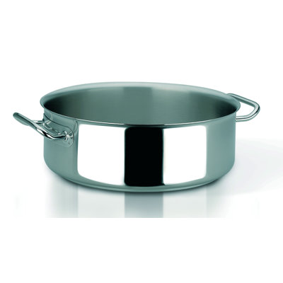 Sitram Profiserie Stainless Steel Round Rondeau Size: 7.6-qt. image
