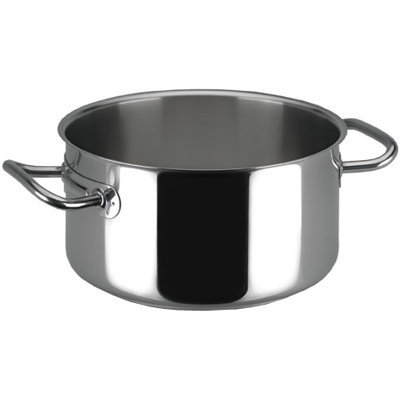 Profiserie Stainless Steel Round Braiser Size: 15.3-qt. image