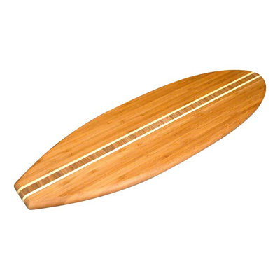 Totally Bamboo Surfboard Cutting Board Multi-Colored