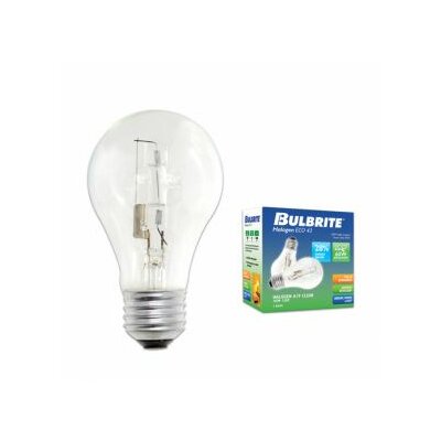 72W A19 Halogen Bulb in Clear (Pack of 2) (Set of 5)