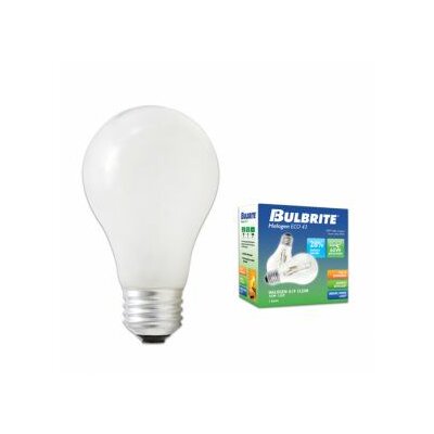 53W A19 Halogen Bulb in Soft White (Pack of 2) (Set of 5)