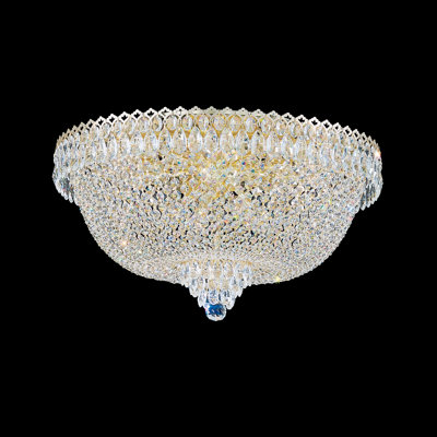 Camelot Flush Mount Size: 15.5 H x 28 W x 28 D Finish: Special Gold
