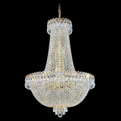 Camelot Chandelier Size / Color: 32 H x 22.5 W x 22.5 D / Special Gold
