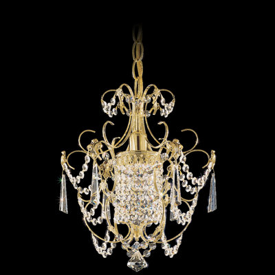 Century 1 Light Foyer Pendant Color: Black pearl