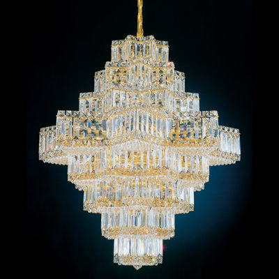 Equinoxe 45 Light Chandelier Color: Gold