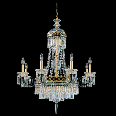 Romanoff 10 Light Chandelier Color: Heirloom Bronze