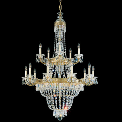 Romanoff 36.20 Light Chandelier Color: Heirloom Gold