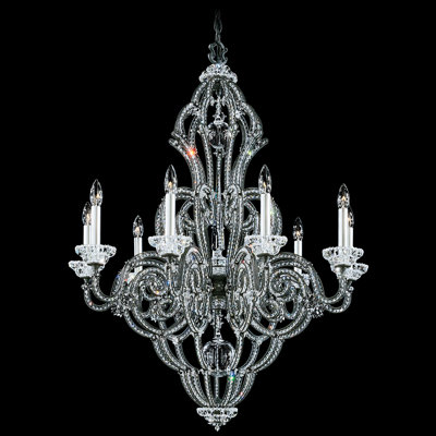 Scheherazade 9 Light Chandelier Color: Black