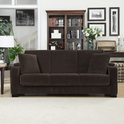C12-S1-VBL87 HLV1943 Handy Living Olivia Convert-a-Couch Sleeper Sofa
