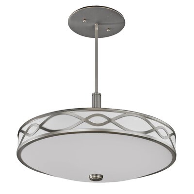 Hudson 6 Light Drum Pendant Size: 25