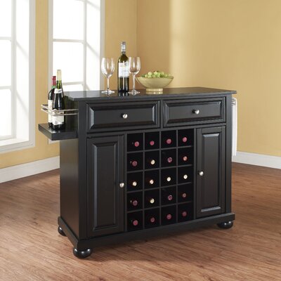 Alexandria Granite Top Portable Kitchen Island/cart - Shop Traditional