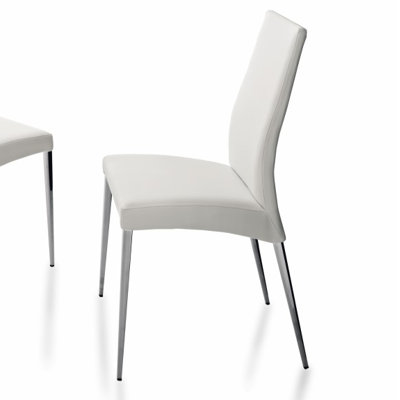 Charlie Side Chair Upholstery: Black