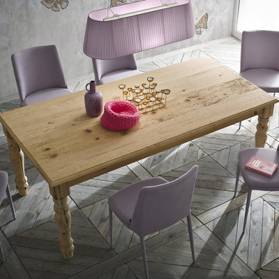 Pasha Dining Table Size: 30 inch H x 39 inch W x 78 inch D