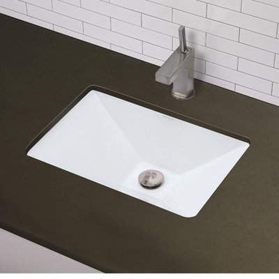 Decolav Amabella Clically Redefined Ceramic Rectangular Decolav Amabella Clically Redefined