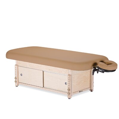 Sedona Stationary Table with Cabinet Color: Rose Quartz image