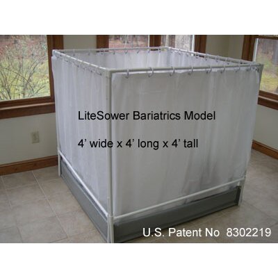 Wheelchair-Accessible Portable Shower Stall (Bariatrics Model) Hygiene Product image