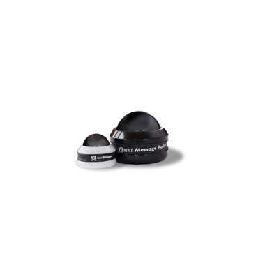 Omni Massage Roller with White Cap Color: Black image