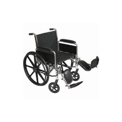 K3-Lite Lightweight Wheelchair Front Rigging: Elevating Legrest, Seat Size: 18 W x 16 D image