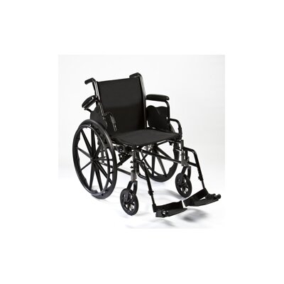 Reliance III Lightweight Wheelchair Front Rigging: Swingaway Footrest, Seat Size: 18 W x 16 D image