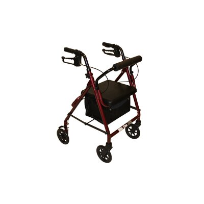 Z600J Junior Rollator with Padded Seat Color: Burgundy image