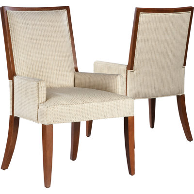 Polyester Arm Chair Upholstery: Cream