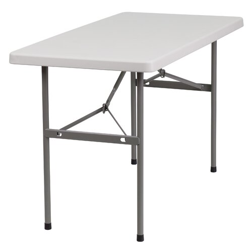 FlashFurniture 48 Rectangular Folding Table RB 2448 GG