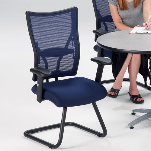 OFM Ultimate Mesh Executive Guest Chair 595 F Color Navy