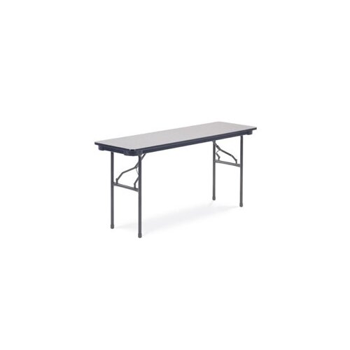 Virco 6000 Series 60 Rectangular Folding Table 601860 Color Grey Nebula