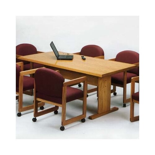 Lesro 69Contemporary Series Rectangular Conference Table (Trestle Base) V1760
