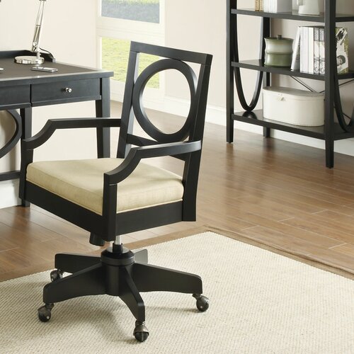 Wildon Home ® Chair with Casters and Padded Seating 800464