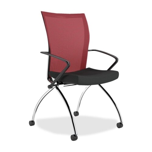 Mayline Mesh High Back Chair TSH1B Finish Red / Black