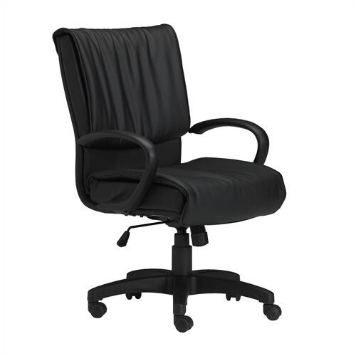 Mayline Mid Back Office Chair with Arms 2528 Arms Adjustable Arms